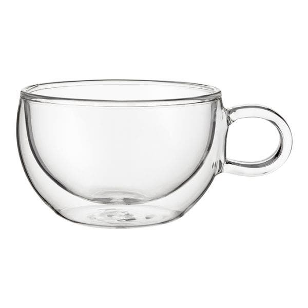 Duo 2 Piece Form Cappuccino Glass Set