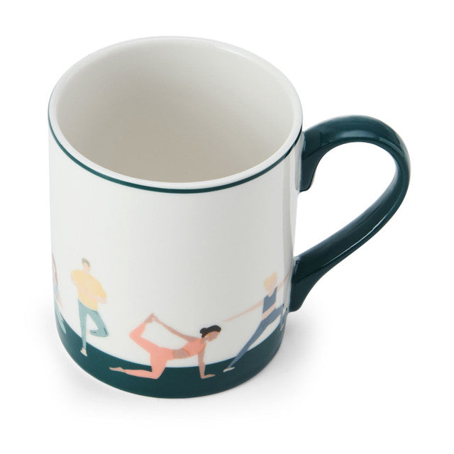 Yoga Straight-Sided Porcelain Mug 280ml