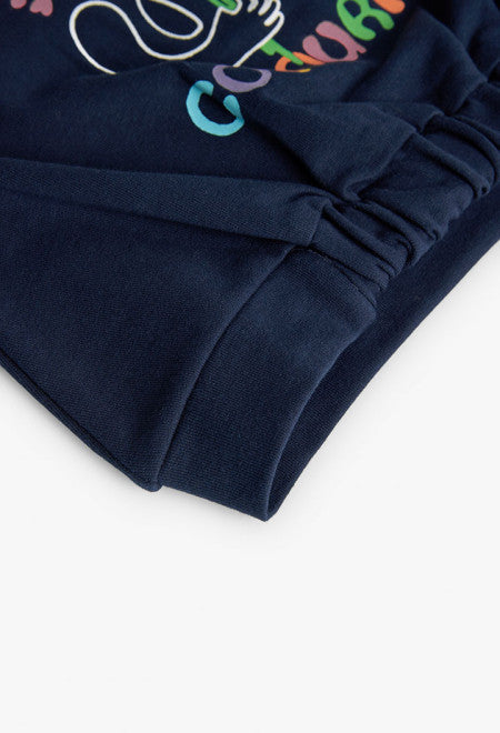 Fleece Sweatshirt - Navy