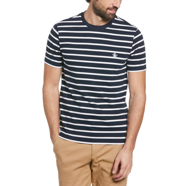 Stripe Breton Tee - Dark Sapphire