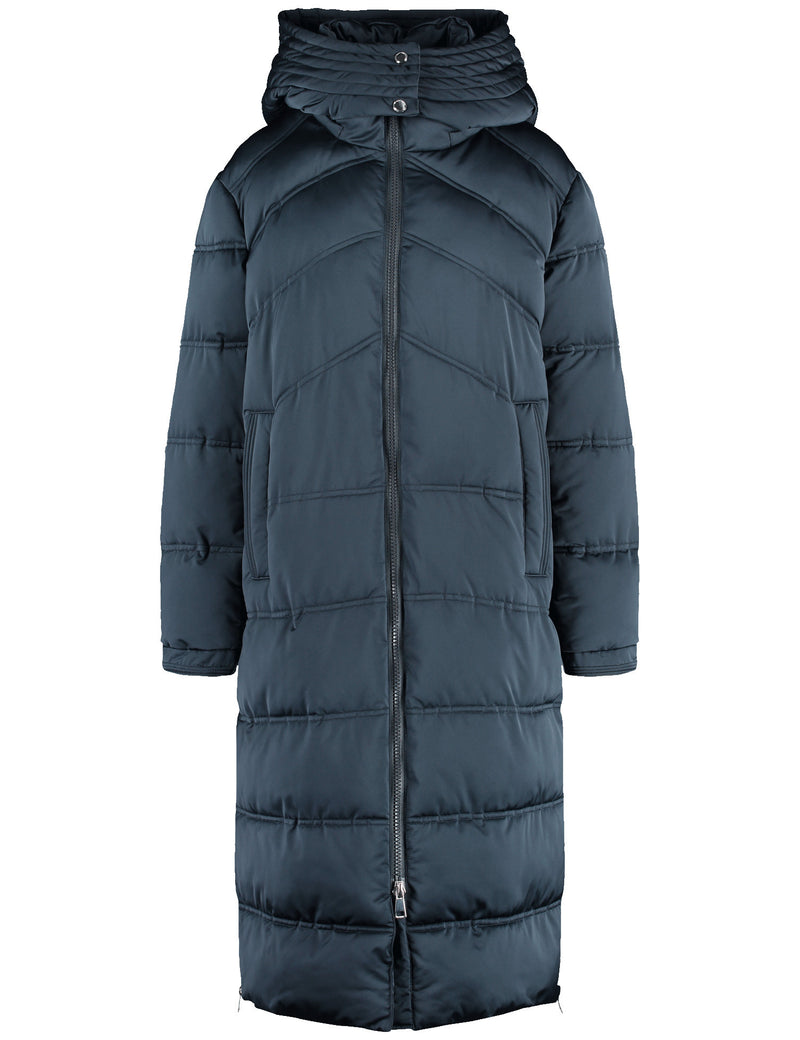 Animal Attention Padded Coat - Dark Sapphire