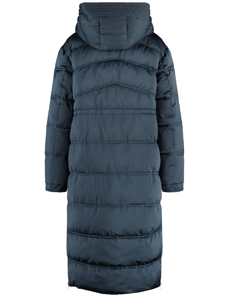 Animal Attention Padded Coat - Dark Sapphire