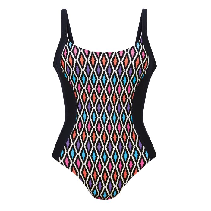 Rombi Grafica Swimsuit - Electrify Black