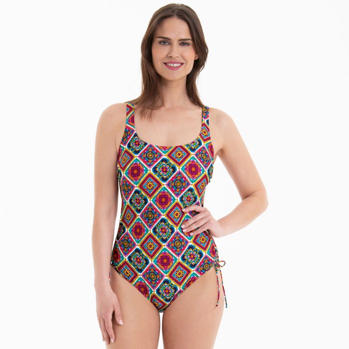 Crochet Flower Swimsuit - Multi