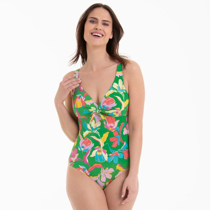 Sunny Greens Swimsuit - Apple