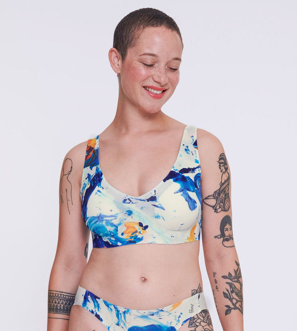 Zero Feel 2.0 Bralette - Blue Print