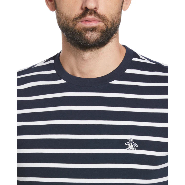 Stripe Breton Tee - Dark Sapphire