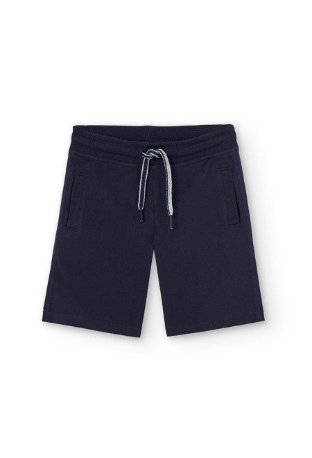 Flame Bermuda Shorts - Navy