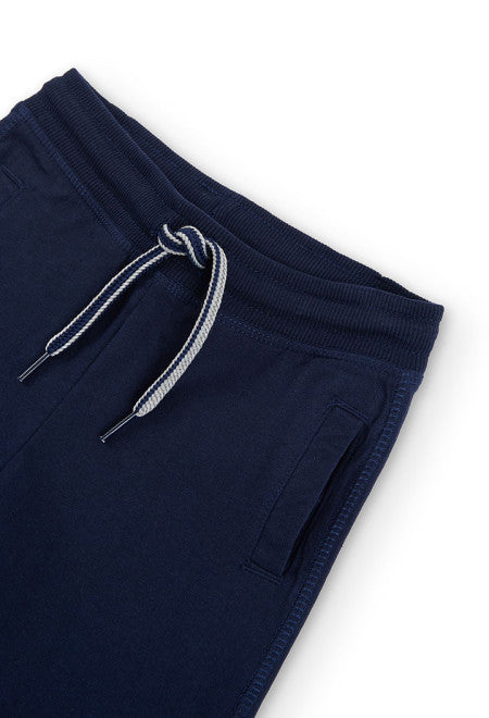 Flame Bermuda Shorts - Navy