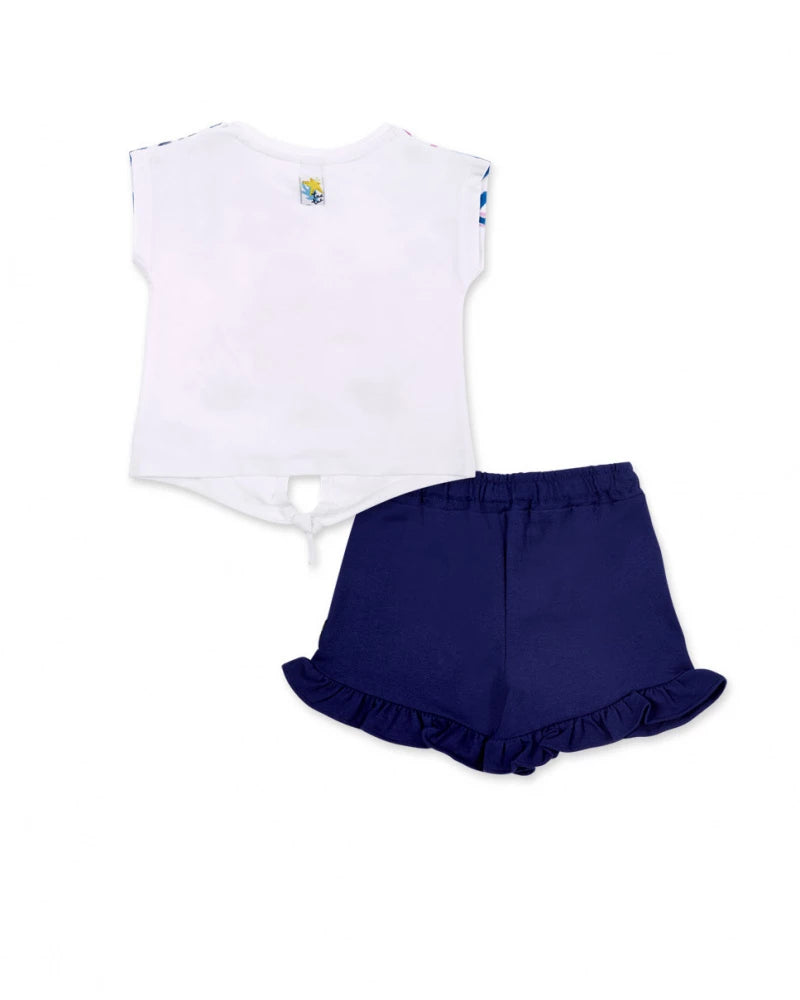 Ocean Wonders T-Shirt And Shorts - White