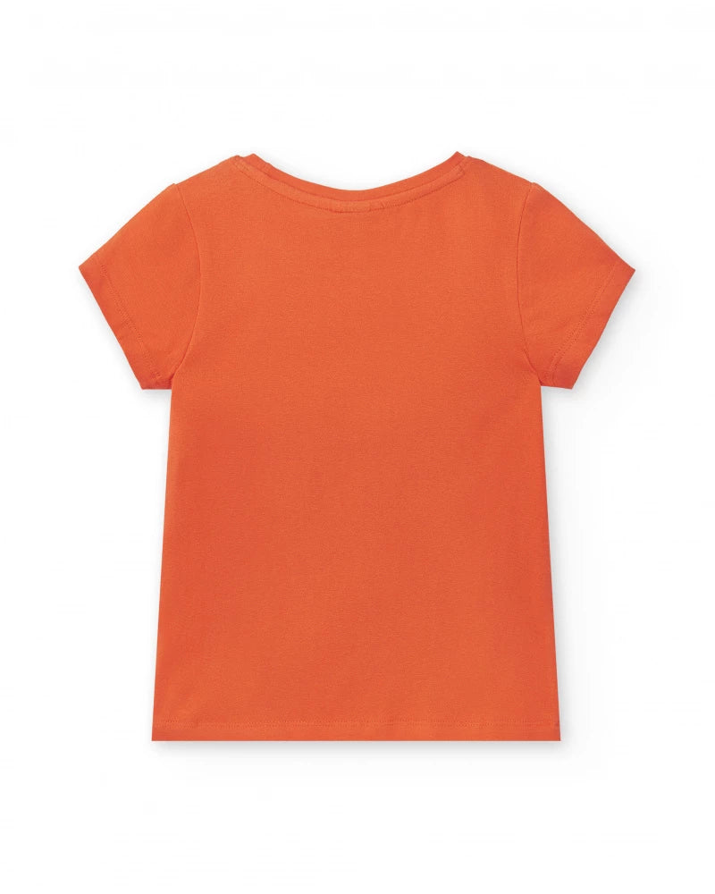 Paradise Beach Jersey T-Shirt - Orange