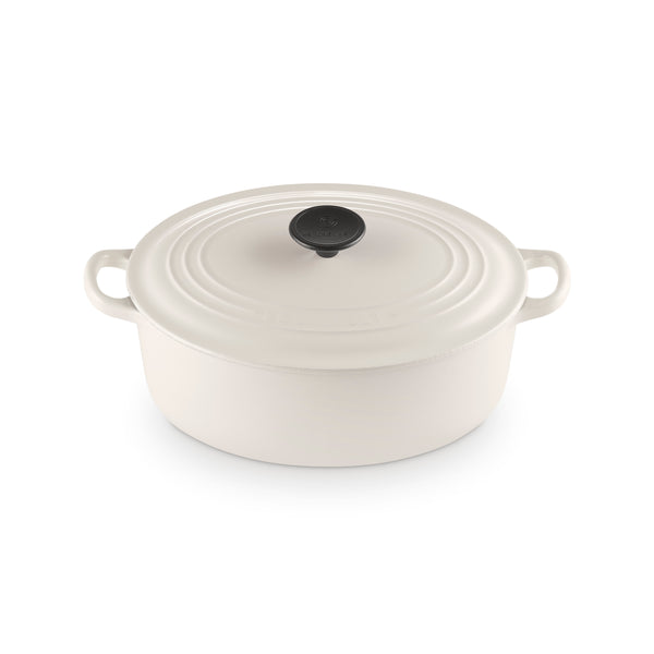 Classic Cast Iron Oval Casserole - Crème