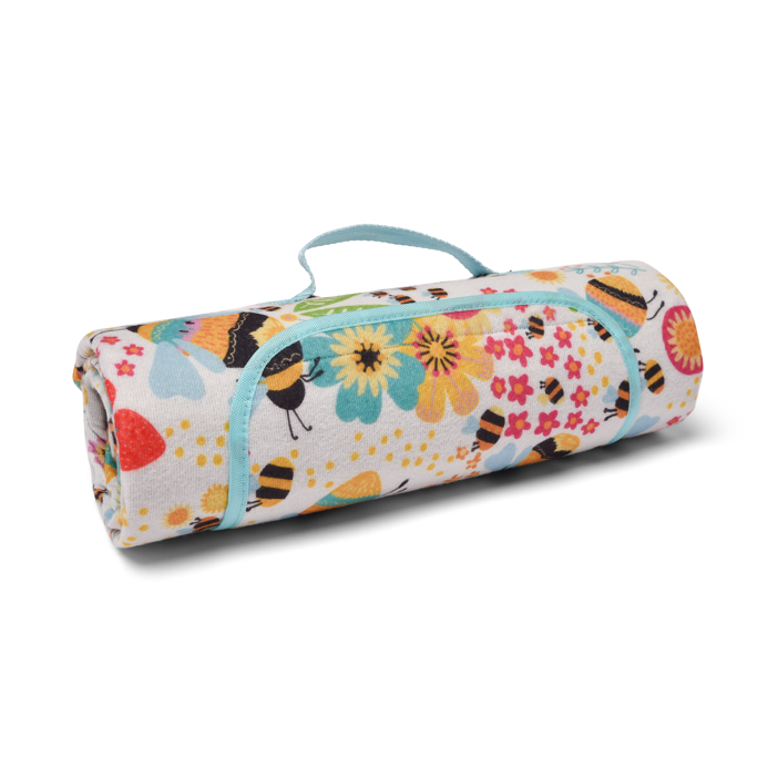 Buzzy Bee Picnic Blanket 135x150cm