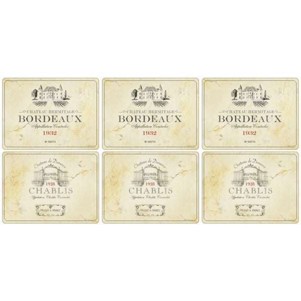 Vin de France Placemats - 6PK