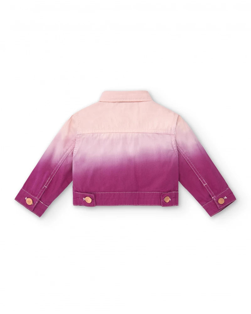 Ocean Wonders Denim Jacket - Fuchsia