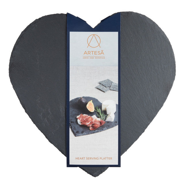 Appetiser Slate Heart Shaped Serving Platter