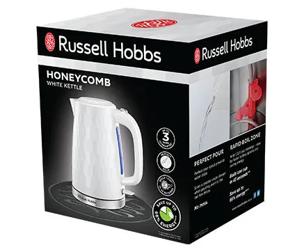 Honeycomb Kettle - White