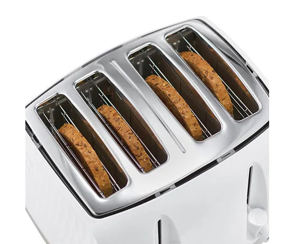 Honeycomb 4-Slice Toaster - White