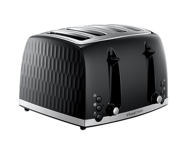 Honeycomb 4-Slice Toaster - Black