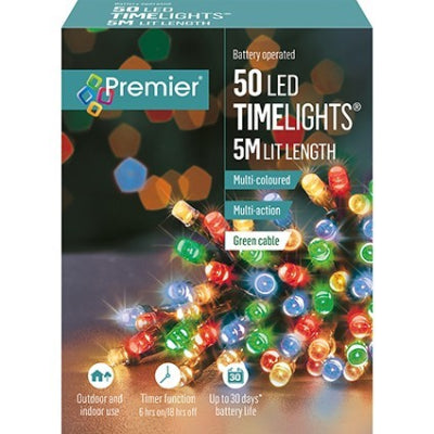 50 LED Battery Operated - Multi