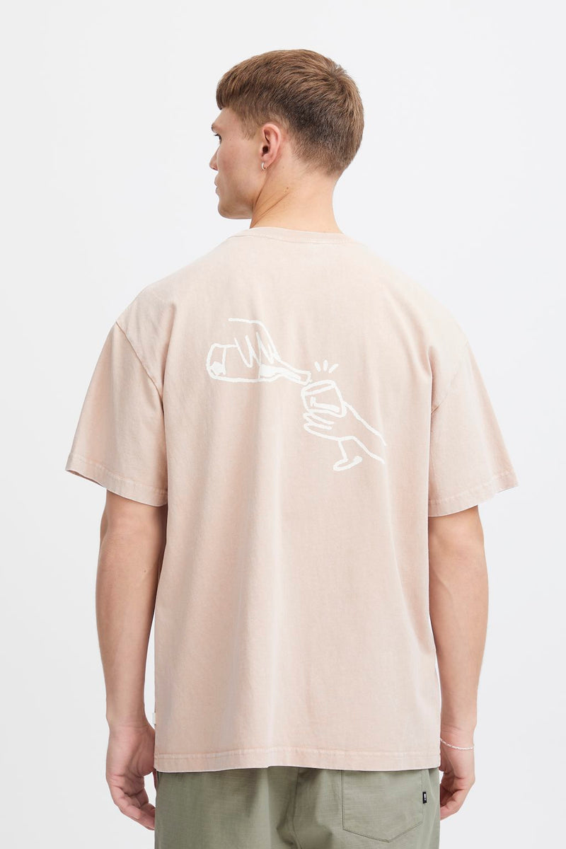 Ismail Short Sleeve T-Shirt - Rugby Tan