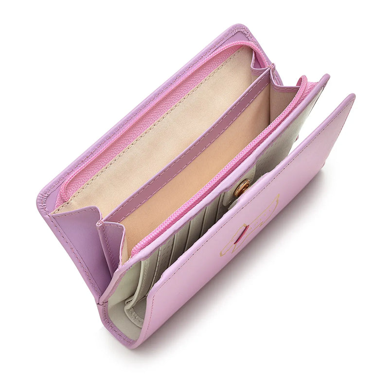 Heritage Dog Medium Bifold Purse - Sugar Pink