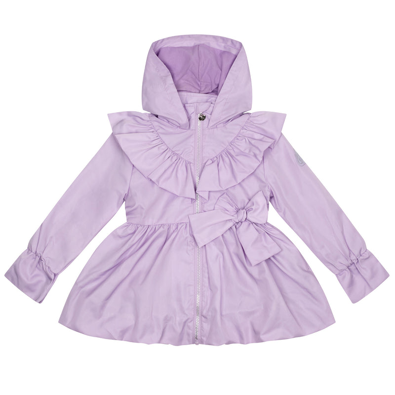 Natalie Solid Bow Jacket - Lilac