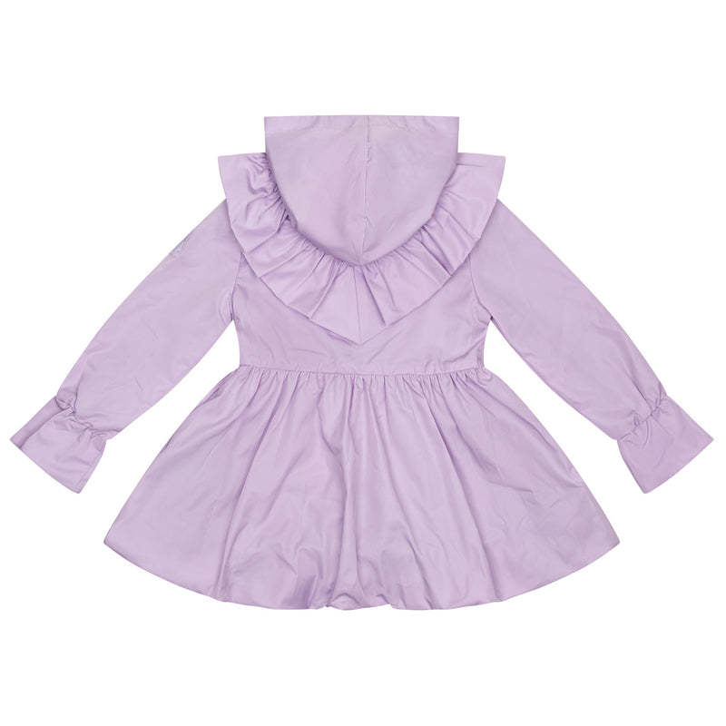 Natalie Solid Bow Jacket - Lilac