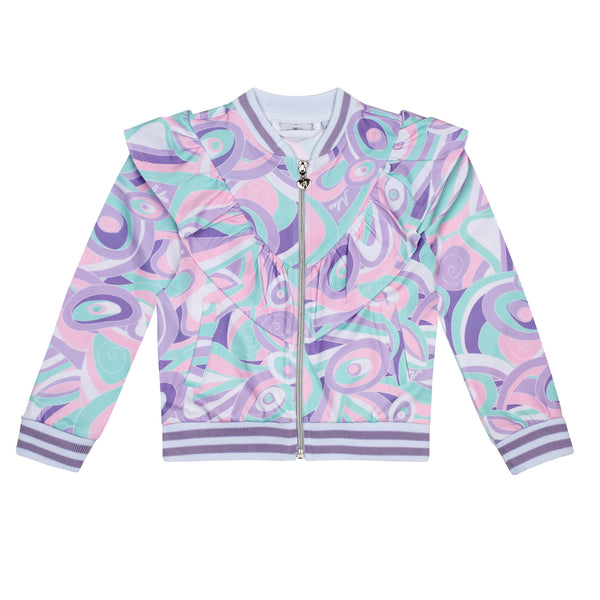 Nicola Neoprene Bomber - Lilac