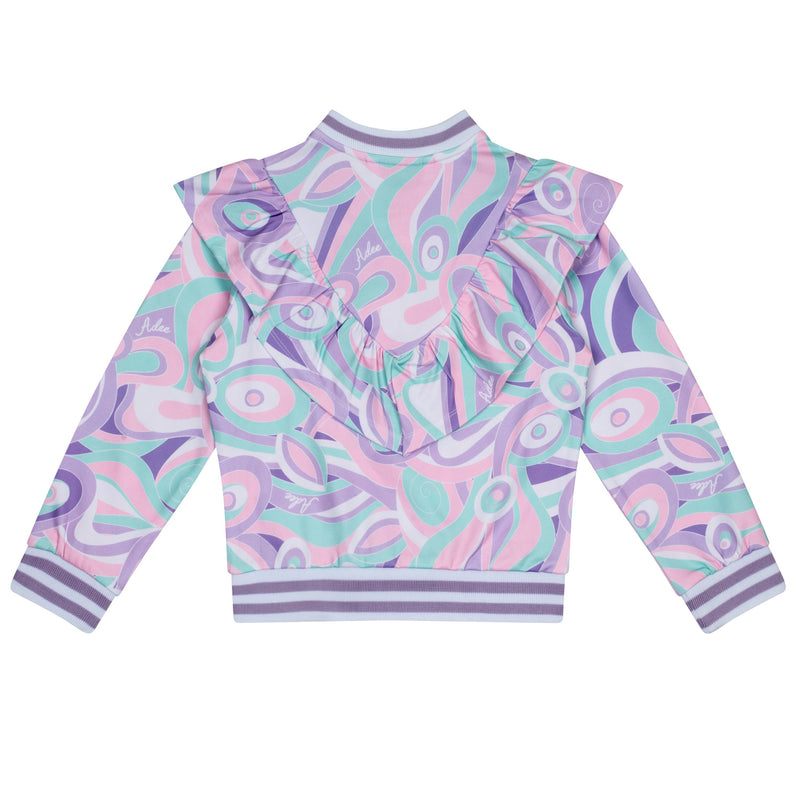 Nicola Neoprene Bomber - Lilac