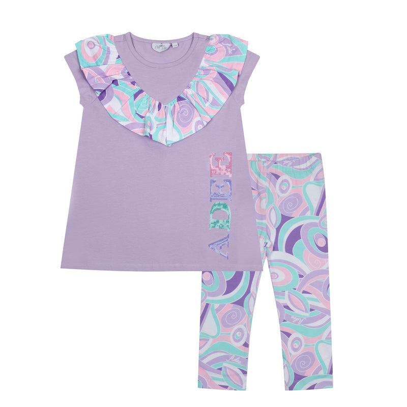 Nadeen Pastel Legging Set - Lilac