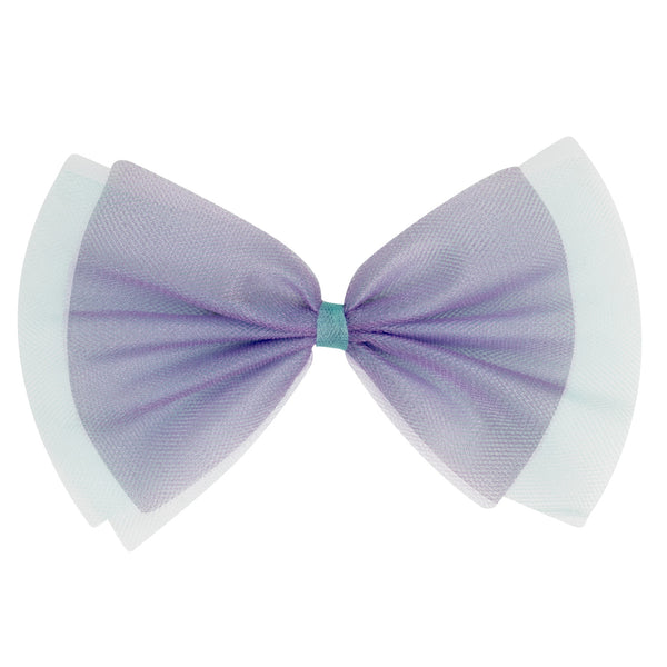 Nemia Tulle Bow Hairclip - Lilac