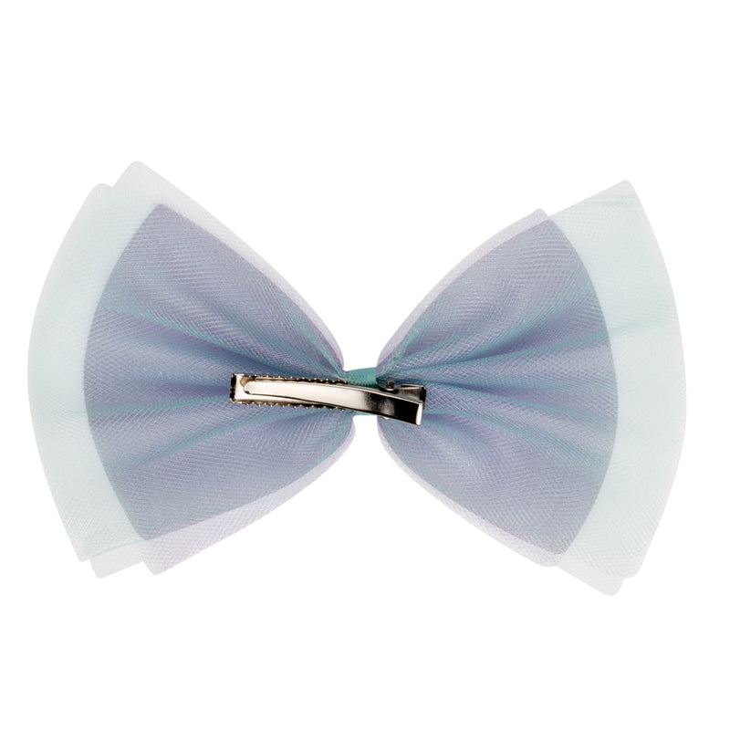 Nemia Tulle Bow Hairclip - Lilac