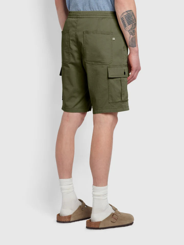 Crane Drawstring Shorts - Vintage Green