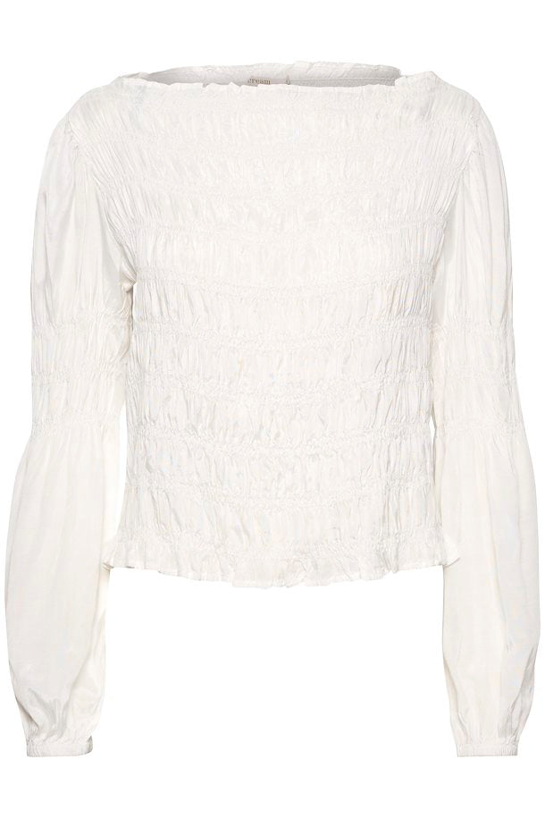 Henva Ruffle Blouse - Snow White