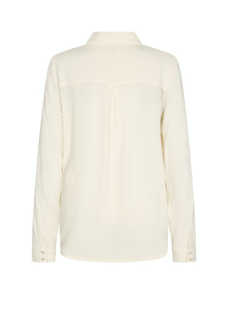 Tabita Plain Shirt - Cream