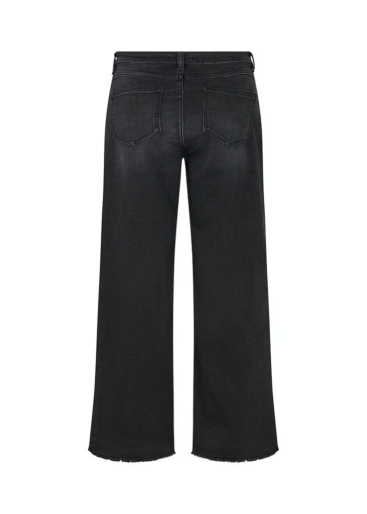 Gustava Straight Leg Jeans - Black Denim