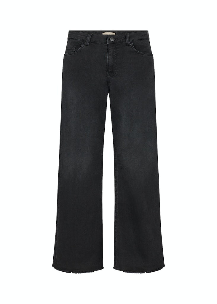 Gustava Straight Leg Jeans - Black Denim