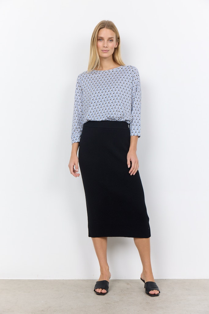 Kanita 9 Pencil Skirt - Black