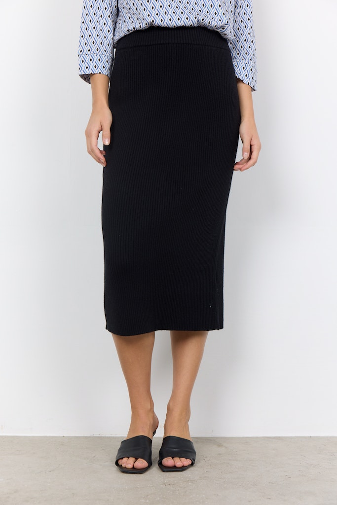 Kanita 9 Pencil Skirt - Black