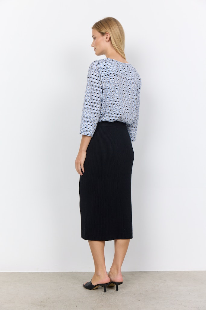 Kanita 9 Pencil Skirt - Black