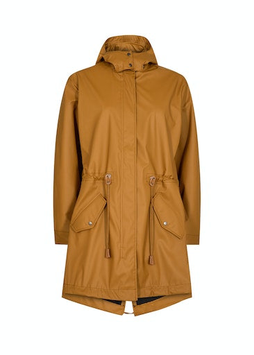 Alexa 1 Hooded Raincoat - Golden Yellow