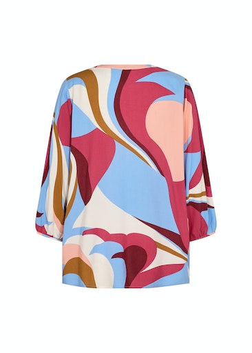 Mindy 1 Print Shirt - Berry