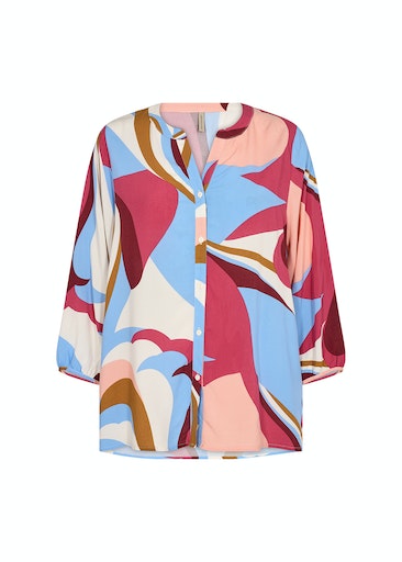 Mindy 1 Print Shirt - Berry