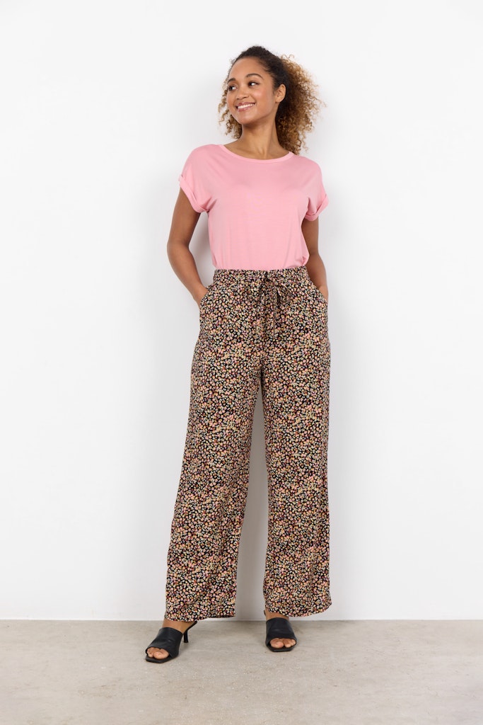 Farah 3 Trouser - Blush Combi