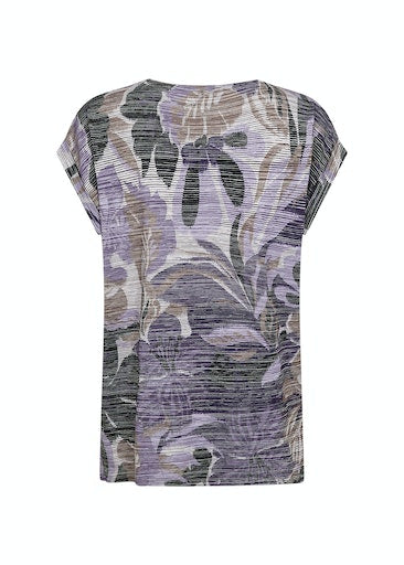 Galina Print T-Shirt - Lilac Breeze Combi