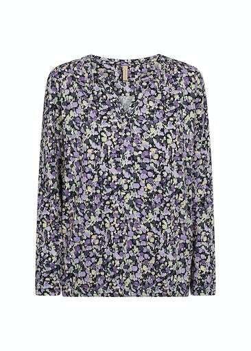 All Over Print Blouse - Lilac Breeze Combi