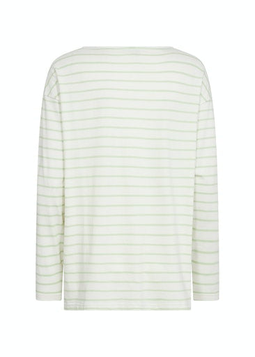 Derby Stripe Top - Bright Green Combi