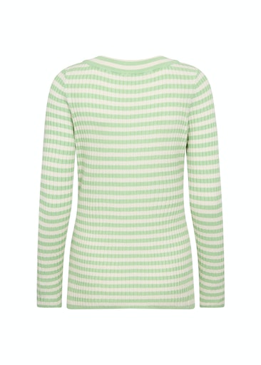 Dollie Stripe Jumper - Bright Green Combi