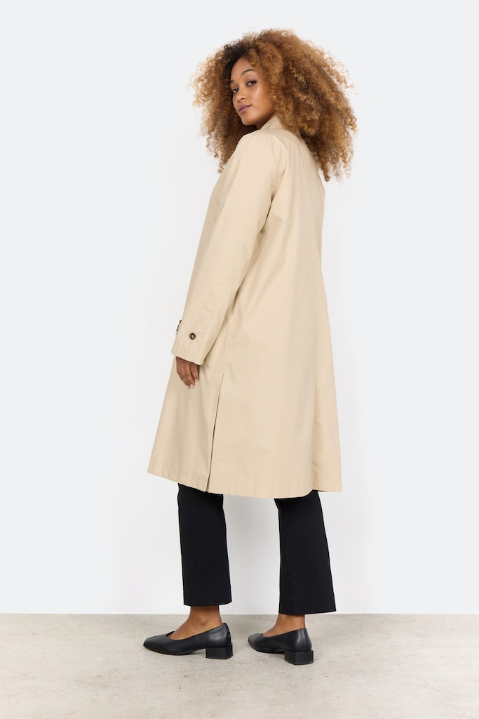 Lora Long Jacket - Sand